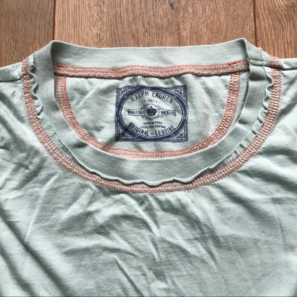 🔴 NWOT Ralph Lauren Girls Shirt - Picture 3 of 4
